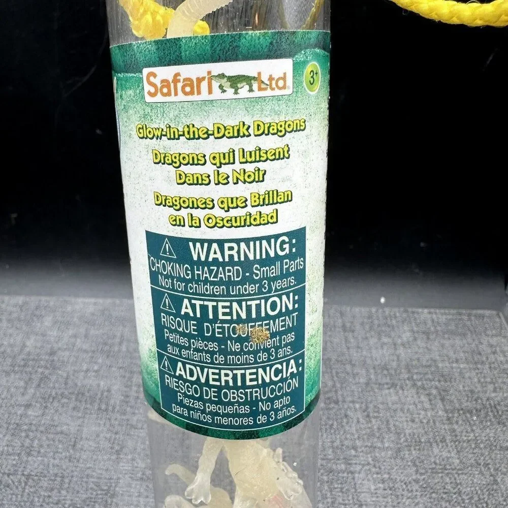 Glow In The Dark Dragons Toob Mini Figures Safari Ltd Ages 3+ 679304 6 Pcs
